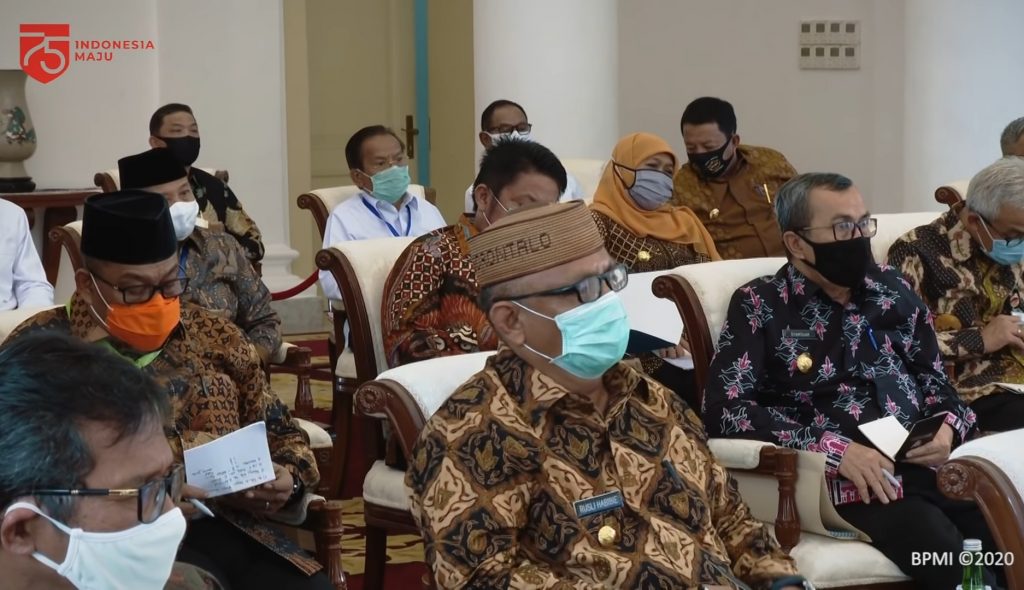 Wagub Nae Soi  Hadiri Rapat Bersama Para Gubernur di Istana Bogor