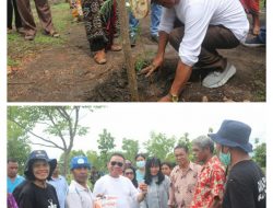 Bupati Kupang Bersama Masyarakat Kuimasi Tanam Lamtoro Taramba dan Jagung